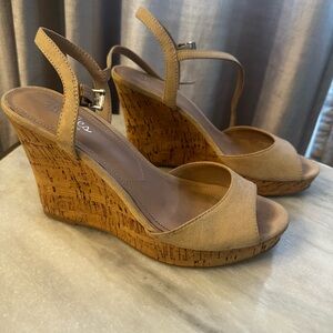 Charles By Charles David Tan Wedge Sandals